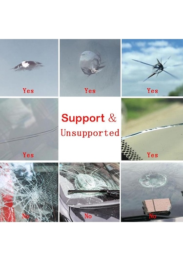 Kırık Cam Tamir Kiti Ön Cam Tamir Reçine Tutkal Kitleri Dıy Arabalar Pencere Camı Çizik Onarım Araçları