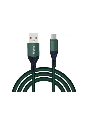 Imeng ML60 6A Usba To Micro Data Ve Hızlı Şarj Kablosu Yeşil