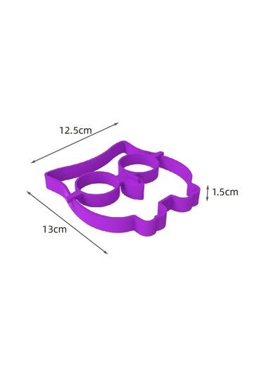 Lemestar Baykuş Şekilli Silikon Yumurta Pişirici, Mutfakda Yumurta Ve Pancake Kalıbı, Pratik Pişirme Aracı