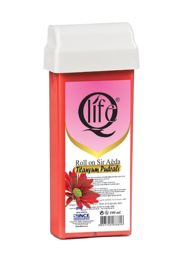 Qlife Titanyum Hassas Ciltler için Roll-On Sir Ağda 100 ML