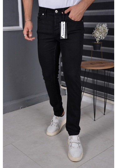 Vikingsjeans 601 Erkek A.c.a.i.p. Siyah Slim Fit Kot Pantolon Jean Beden Tablomuza Bakınız Siyah