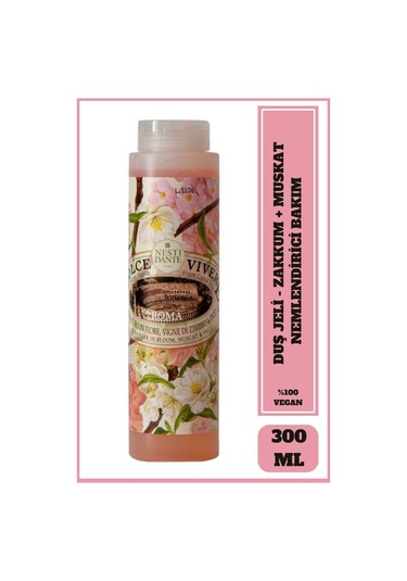 Nesti Dante Dolce Vivere Roma Arındırıcı Vegan Bakım Banyo ve Duş Jeli 300 ML