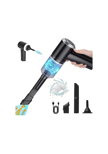 Willowhaven Kablosuz Islak Kuru El Süpürgesi Yüksek Güçlü Motor Pil İki Filtre Ev Araç