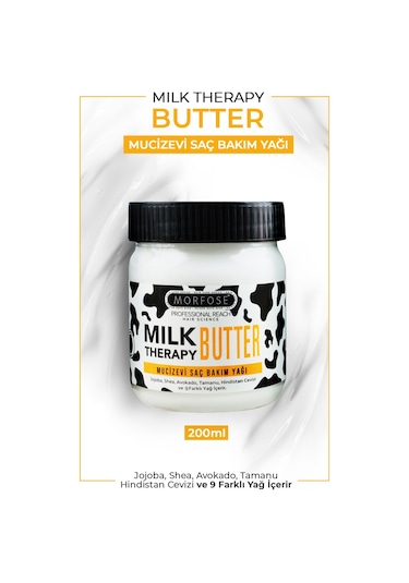 Morfose Milk Therapy Butter Yağ İçeren Mucizevi Saç Bakım Kremi 200 ML