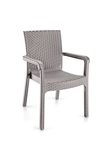 Holiday Markiz Sandalye 2 Li Set Çöl Gri