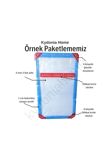 Kydoniahome 72X45 Cm Parlak Beyaz Mdf Oval Köşeli Duvara Monte Katlanır Masa