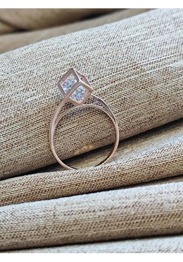 Sılver Whale Taşlı Yüzük 159886583 Gri