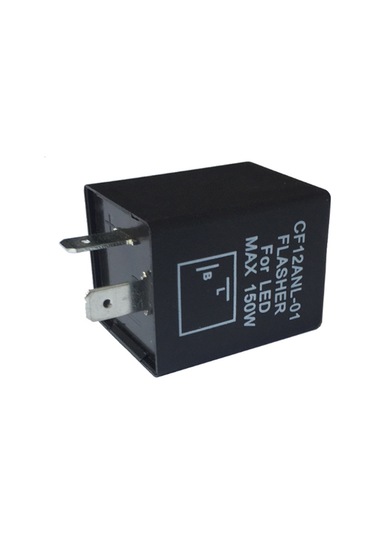 Geeroyoo Cf12anl-01 2 Pinli Yüksek Dayanımlı Araç Sinyal Rölesi, Led Ampul Uyumlu, 12v 20a