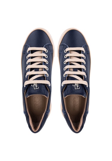 Tamer Tanca Kadın Hakiki Deri Lacivert Sneakers & Spor Ayakkabı 1116 5022-09 Bn Ayk Sk25-26 Lacı Fltr Lacivert