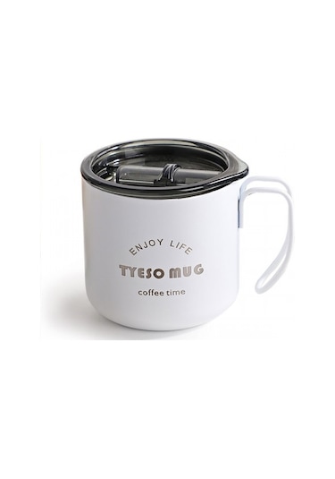 Tyeso Fiery Mug Vakumlu Paslanmaz Çelik Termal Kapaklı 350 ML