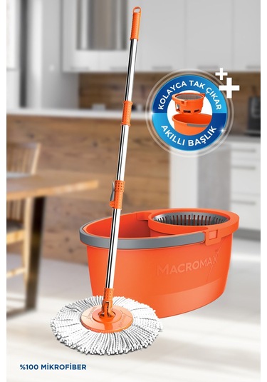 Faster Yeni Nesil Otomatik Temizlik Seti Pratik Kolay Sıkma Döner Başlık