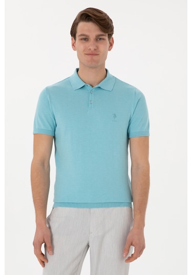 U.s. Polo Assn. Erkek Aqua Kazak /triko 50299359-vr007 Aqua Mavi