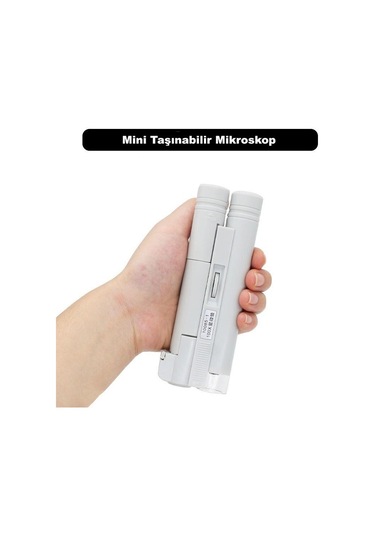 Dailytech 100x Mini Taşınabilir Led Lambalı El Mikroskobu