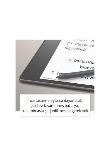 Amazon Kindle Scribe 10.2" E Kitap Okuyucu Standart Pen 16 GB
