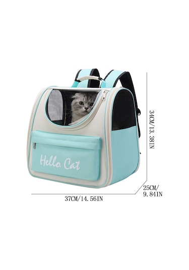 Teltree "taşınabilir Nefes Alabilir Büyük Kapasiteli Kedi Taşıma Çantası - Çift Omuz Askılı"