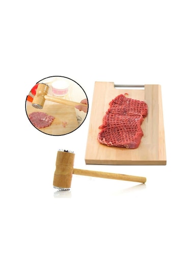 Et Sakatat Dövme Yumuşatma Çekiçi Paslanmaz 200Gr.