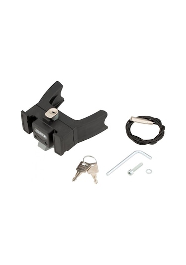 Ortlıeb E207 E-bike Gidon Çantası Montaj Seti Kilitli Siyah