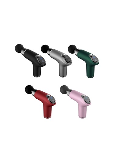 Sones Ps818 Değişken Hızlı Titreşimli Mini Kas Fasyası Rahatlatıcı Masaj Aleti, Özellikler: 12 Vites Kırmızı Çok Renkli