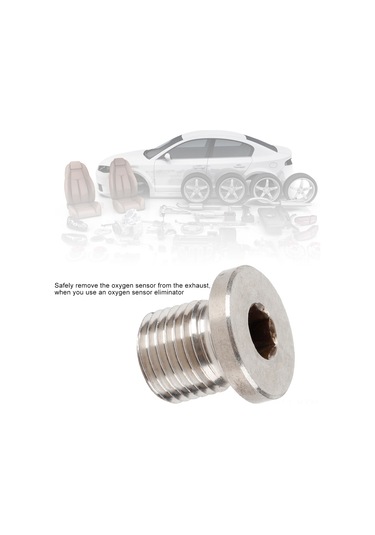 Kosona M12 X 1.25mm Metal Oksijen Sensörü Emici, Araba Ve Motosiklet Egzos Portu Kapatma Tıkanıklığı, Dayanıklı Ve Uyku Dirençli Aksesuar