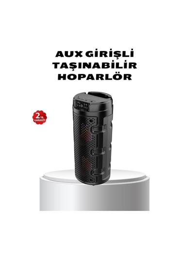 Bluetooth 5.0 Kablosuz Hoparlör Çift Sürücülü Yüksek Ses Kalitesi