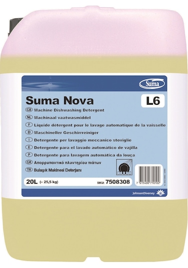 Diversey Suma Nova L6 Sıvı Bulaşık Deterjanı 20 L