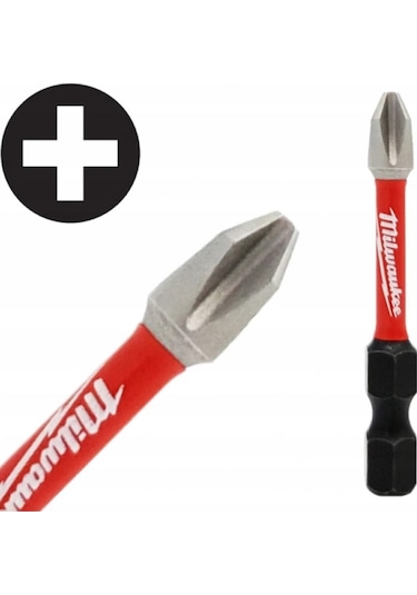 MİLWAUKEE BİTS UÇ Matkap Ucu Tornavida Ucu Vidalama Ucu PH2-50mm