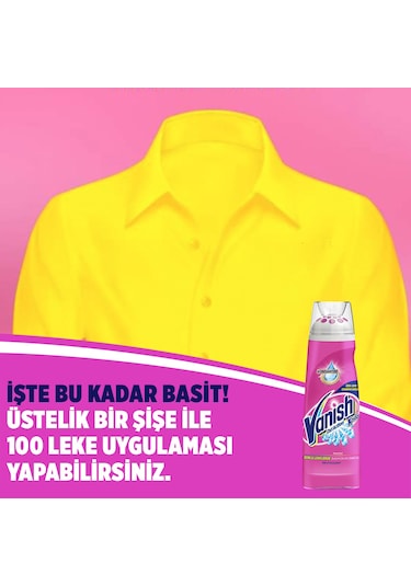 Vanish Kosla Oxi Action Ön İşlem için Leke Çıkarıcı Jel 2 x 200 ML
