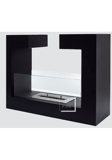 Starfire Stylish Taşınabilir Bioethanol Şömine Siyah