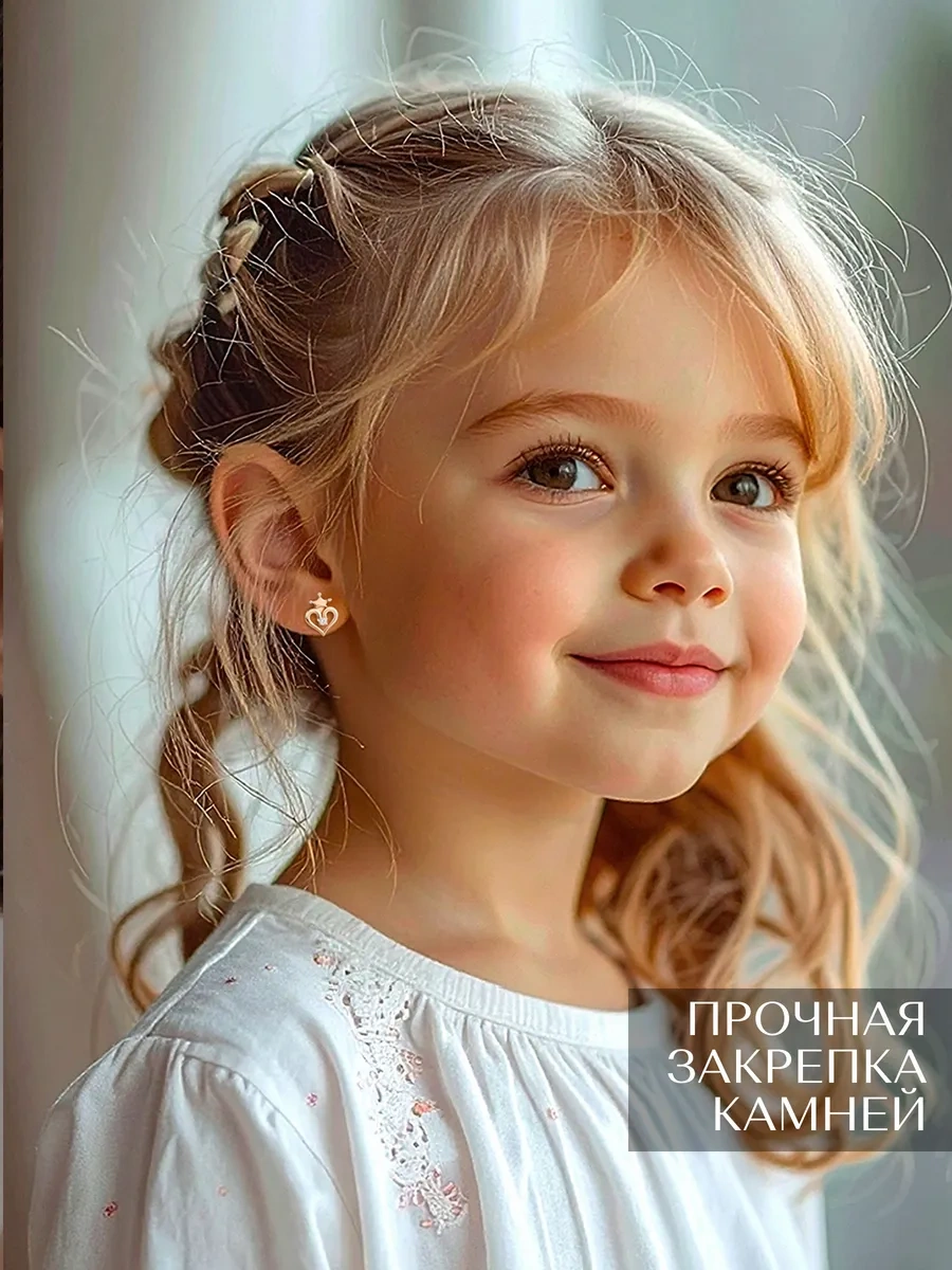 Asj Çocuklar İçin Altın Kalp Küpeler Gümüş 925 439097814 Altın