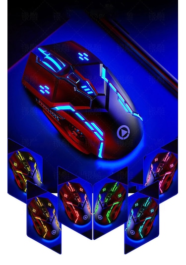 Monozone G5 Mekanik E-Spor PubG RGB Oyuncu Lazer Mouse