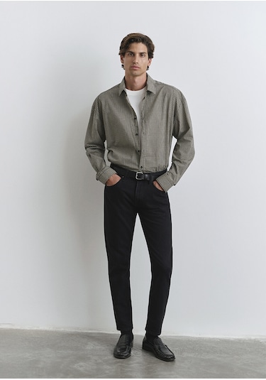 Mavi - Milan Classic Denim Yıkamalı Siyah Jean Pantolon 0081090642 Antrasit