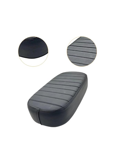 Homyl Bisiklet Aksesuarları Deri Yumuşak Yolcu Sele Yetişkin Siyah