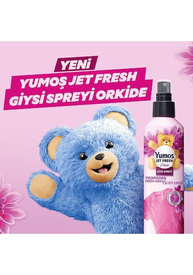 Yumoş Jet Fresh Orkide 200 ML + Jet Fresh Lilyum Giysi Spreyi 200 ML