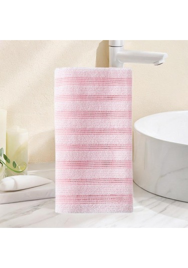 Suntek Erkekler Ve Kadınlar Için Peeling Lif Havlu Pembe