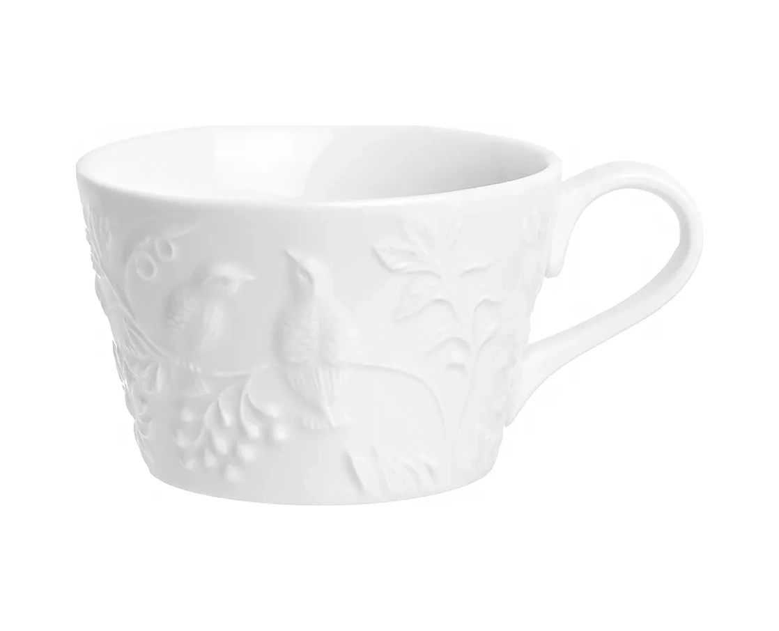 Elan Gallery Çay Takımı "ağaç Dalında Kuşlar", 360 Ml 5677316 Beyaz