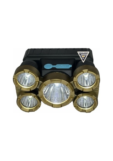 Şarj Edilebilir 5'li Kafa Feneri Siyah