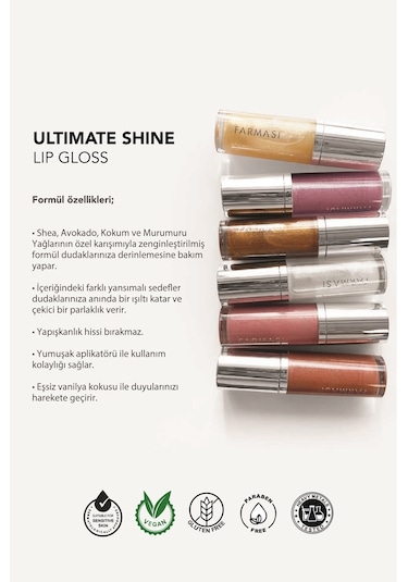 Farmasi Ultimate Shine Dudak Parlatıcısı 05 Lithium Quartz