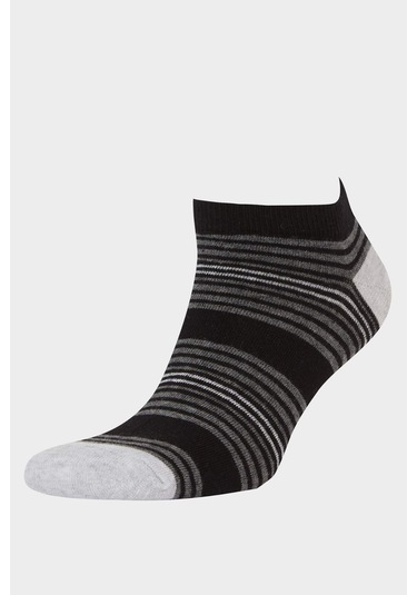 Defacto Erkek 5li Pamuklu Patik Çorap F5283axnskr1 Çok Renkli