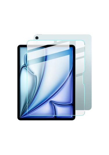 Nettech Apple iPad Air 13 2025 M3 Uyumlu Ön Koruma Cam Ekran Koruyucu - Şeffaf