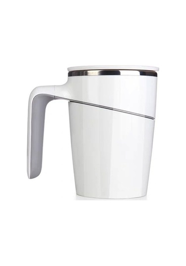 Pazly Ve Vantuzlu Termos Şık Ofis Modern Ml Düşmeyen Beyaz Bardak 500 Vp Beyaz