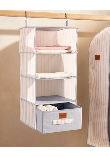 Madame Coco Nuage 4 Bölmeli Dolap İçi Düzenleyici Dznl0000000007 Beyaz