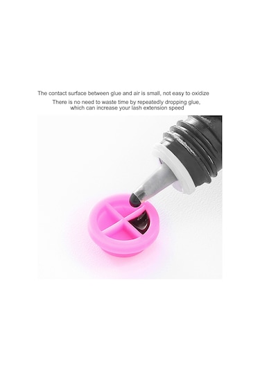 Teltree 100 Adet Kirpik Uzatma Yapıştırıcı Kabı - Çift Taraflı, Pratik Ve Dayanıklı