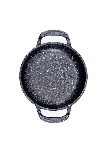 Oms 3286 4 Parça 18 22 CM Döküm Omlet Sahan Seti Siyah