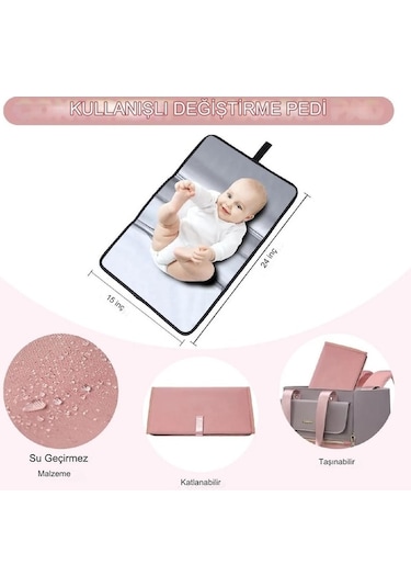 Electronıc Outlet Ub2079 Lovevook Çantası Bebek Bakım Çantası Yenidoğan Emzirme Çantası Anne Çantası Haki