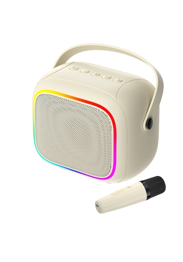 Havit Sk818bt Rgb Mikrofonlu Bluetooth Hoparlör - Mini - Bej