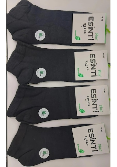 Esinti 12'li Paket Erkek Bambu Patik Çorap 001