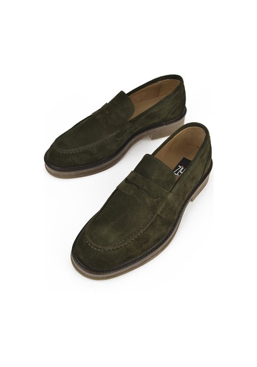 Ziya, Erkek Hakiki Deri Ayakkabı 1431043z0212 Haki 1431043z0212 610 Haki