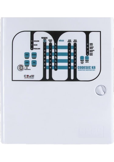 Codesec K8a Konvansiyonel 8 Bölgeli Yangın Ihbar Paneli