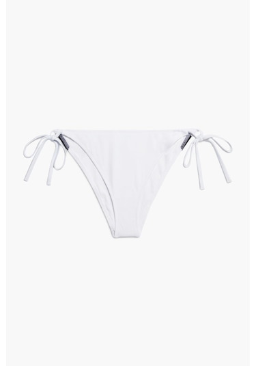 Calvin Klein Strıng Sıde Tıe Cheeky Bıkını-7379 Whıte
