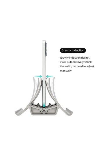 Xindoker Abs Malzeme Dikey Masaüstü Soğutucu Stand - Laptop, Telefon Ve Tablet İçin Evrensel Depolama Ve Destek - Siyah